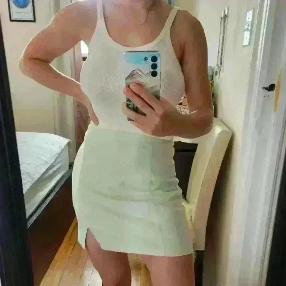 Abercrombie & fitch Linen Mini Skirt in Light greenNWT size XS
